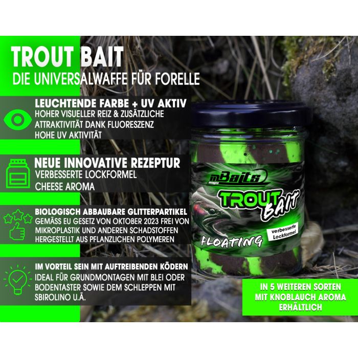 Magic Baits Trout Bait Floating Cheese Forellenteig Schwimmend Käse