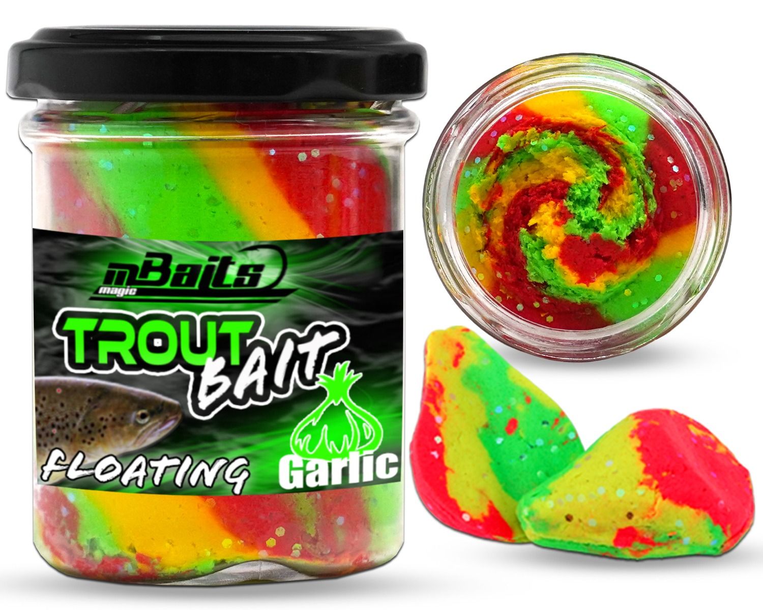 Magic Baits Trout Bait Forellenteil Rainbow Flash Garlic